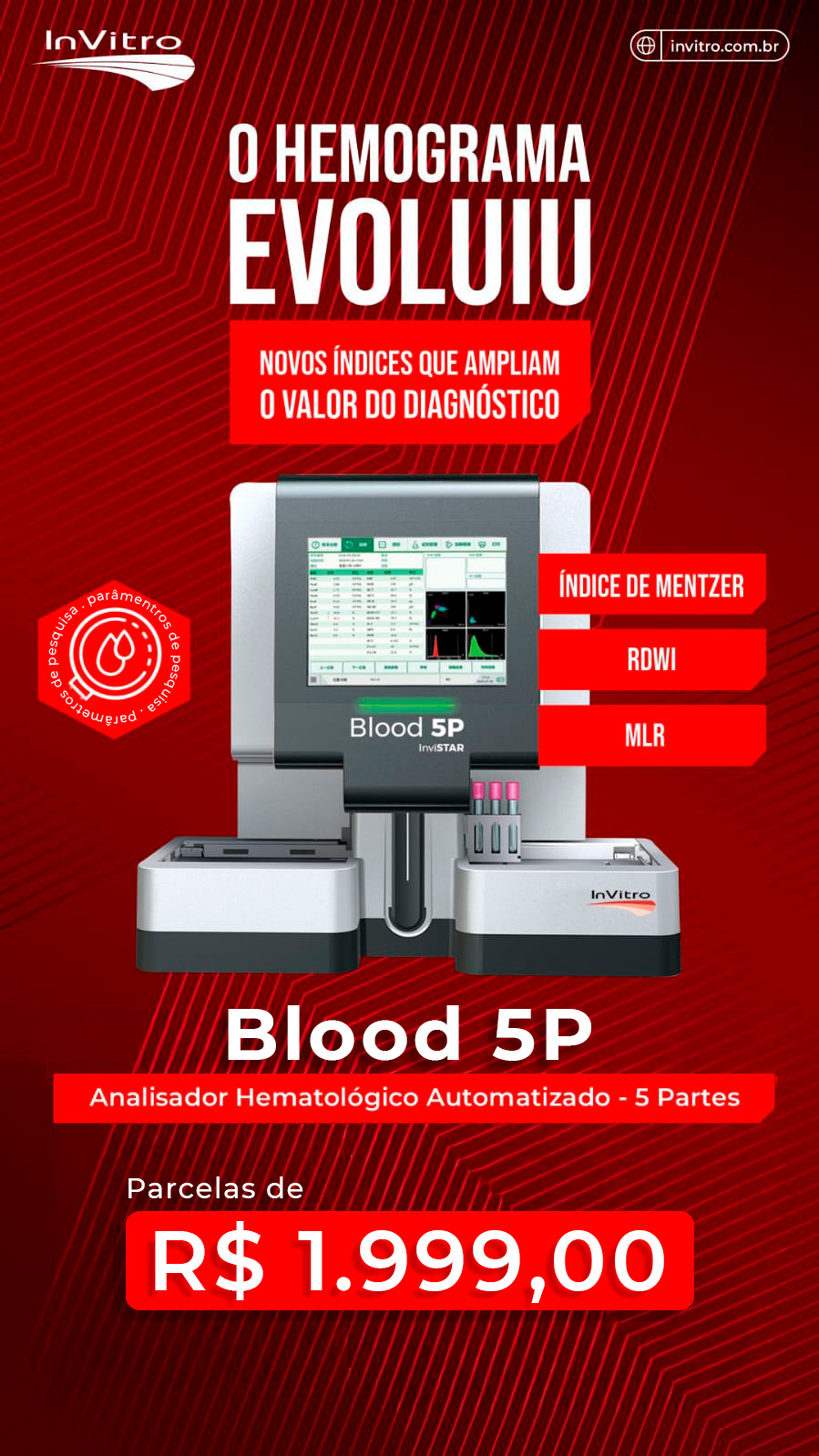 Blood 5P - O hemograma evoluiu