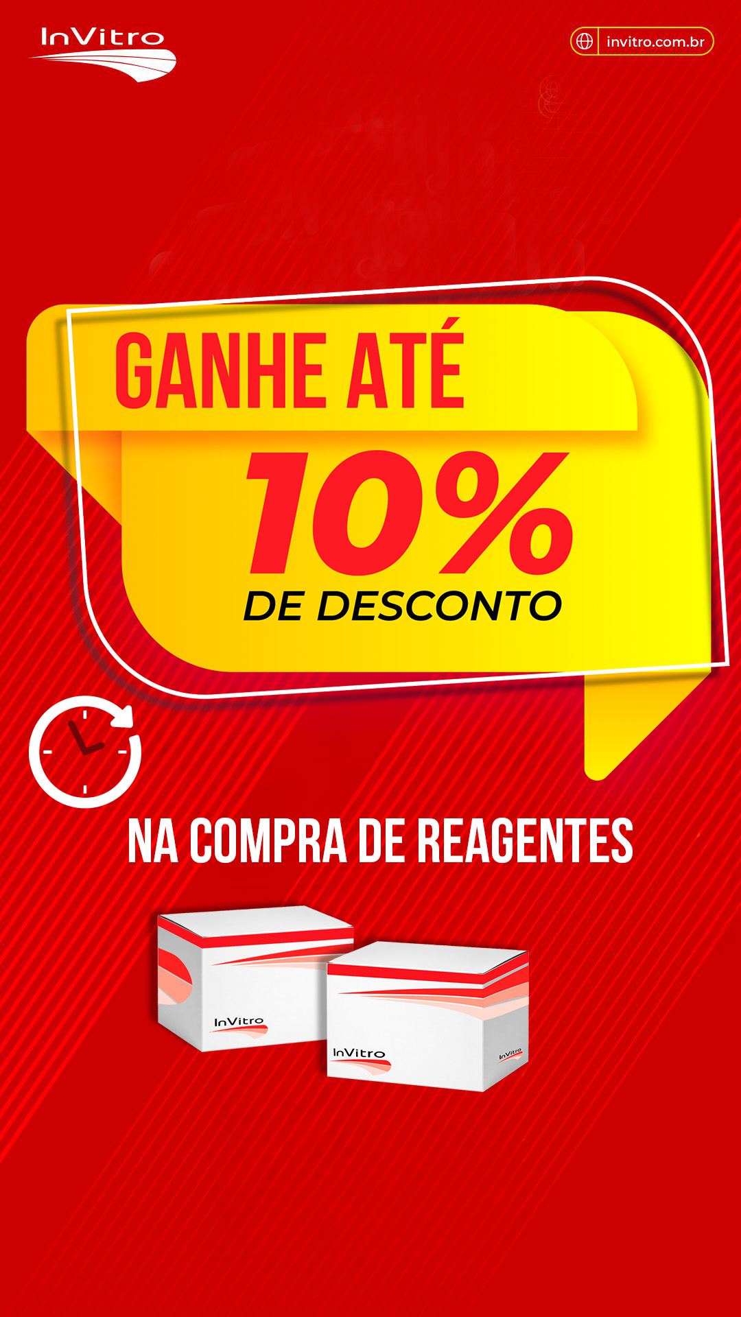 Campanha de reagentes In Vitro - Ganhe até 70% de desconto